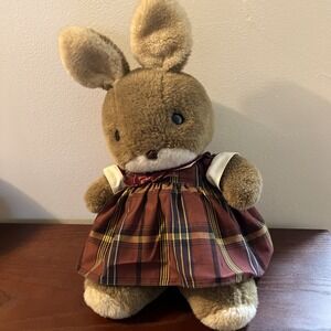 Sun Arrow Rabbit Plush 19" Easter's Showa Retro Vintage Toy Rare Made in Japan